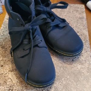 Dr. Martens Maelly black canvas high top sneakers